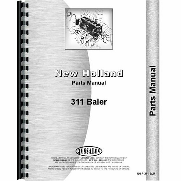 Aftermarket Baler Parts Manual Fits New Holland 311 RAP80120